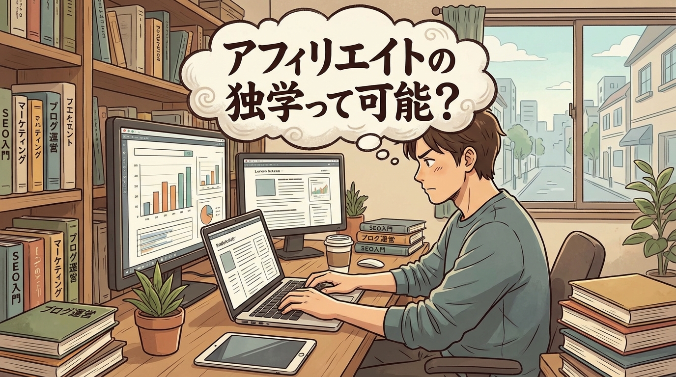 アフィリエイトの独学って可能？
