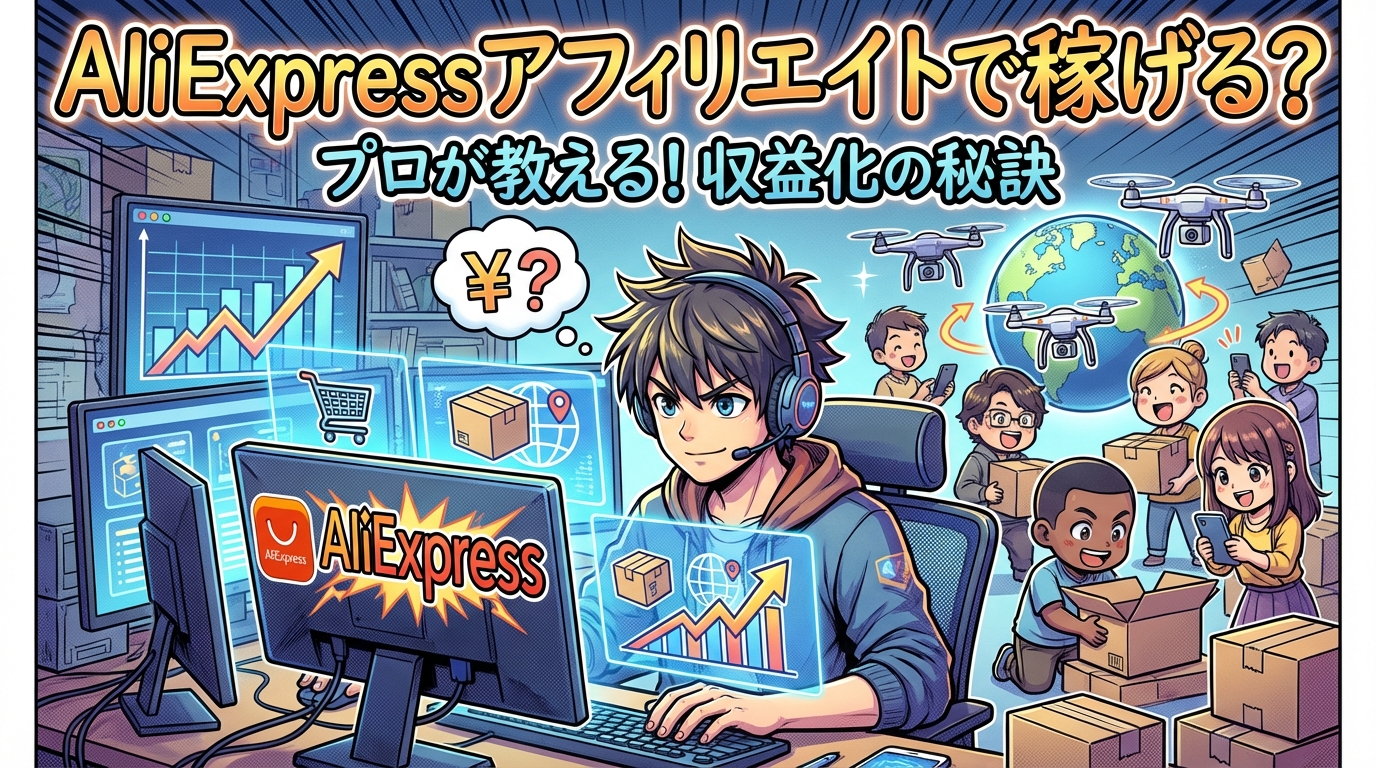 AliExpressアフィリエイトで稼げる？
