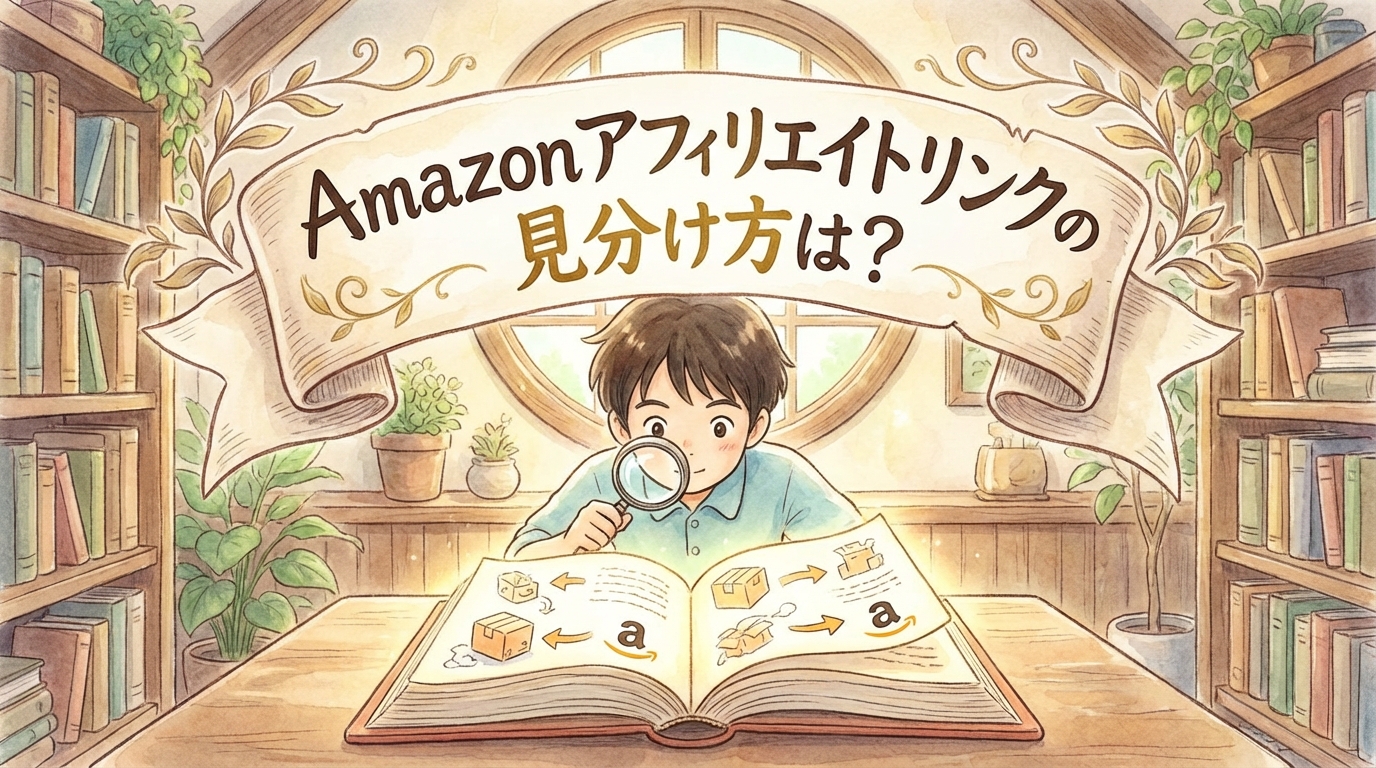 Amazonアフィリエイトリンクの見分け方は？