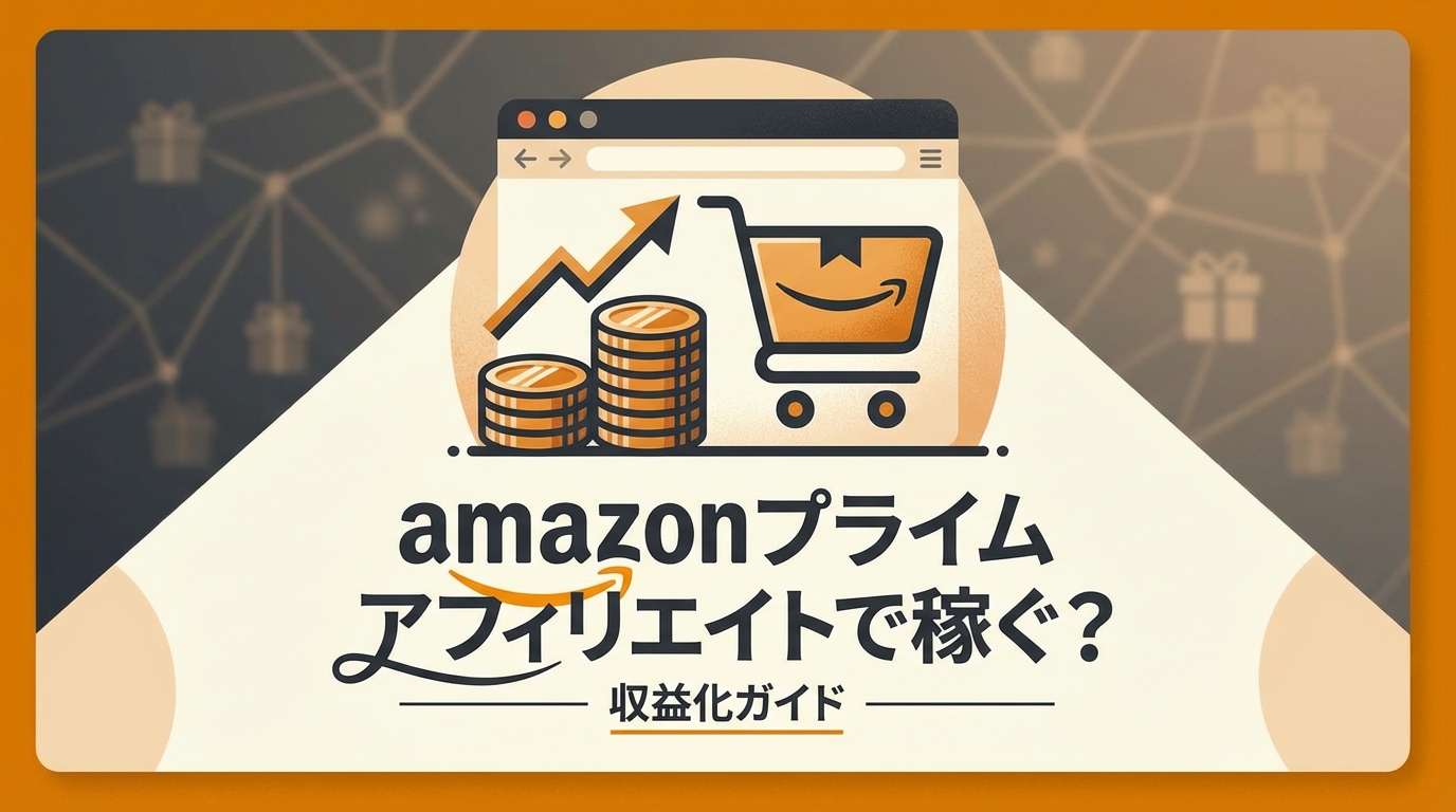 amazonプライム アフィリエイトで稼ぐ？
