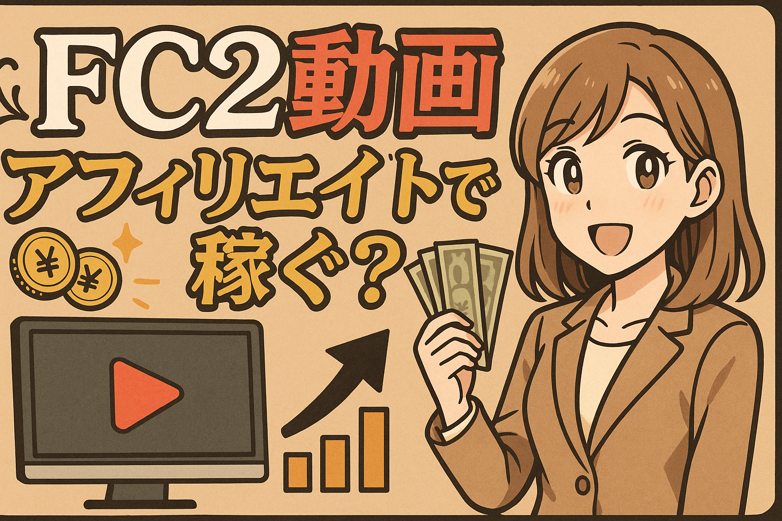 FC2動画 アフィリエイトで稼ぐ？