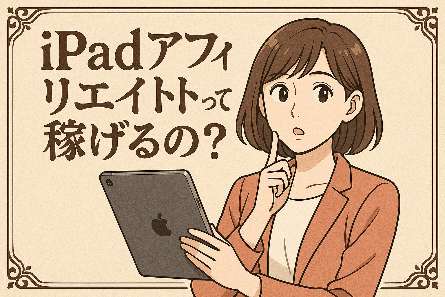 iPadアフィリエイトって稼げるの？