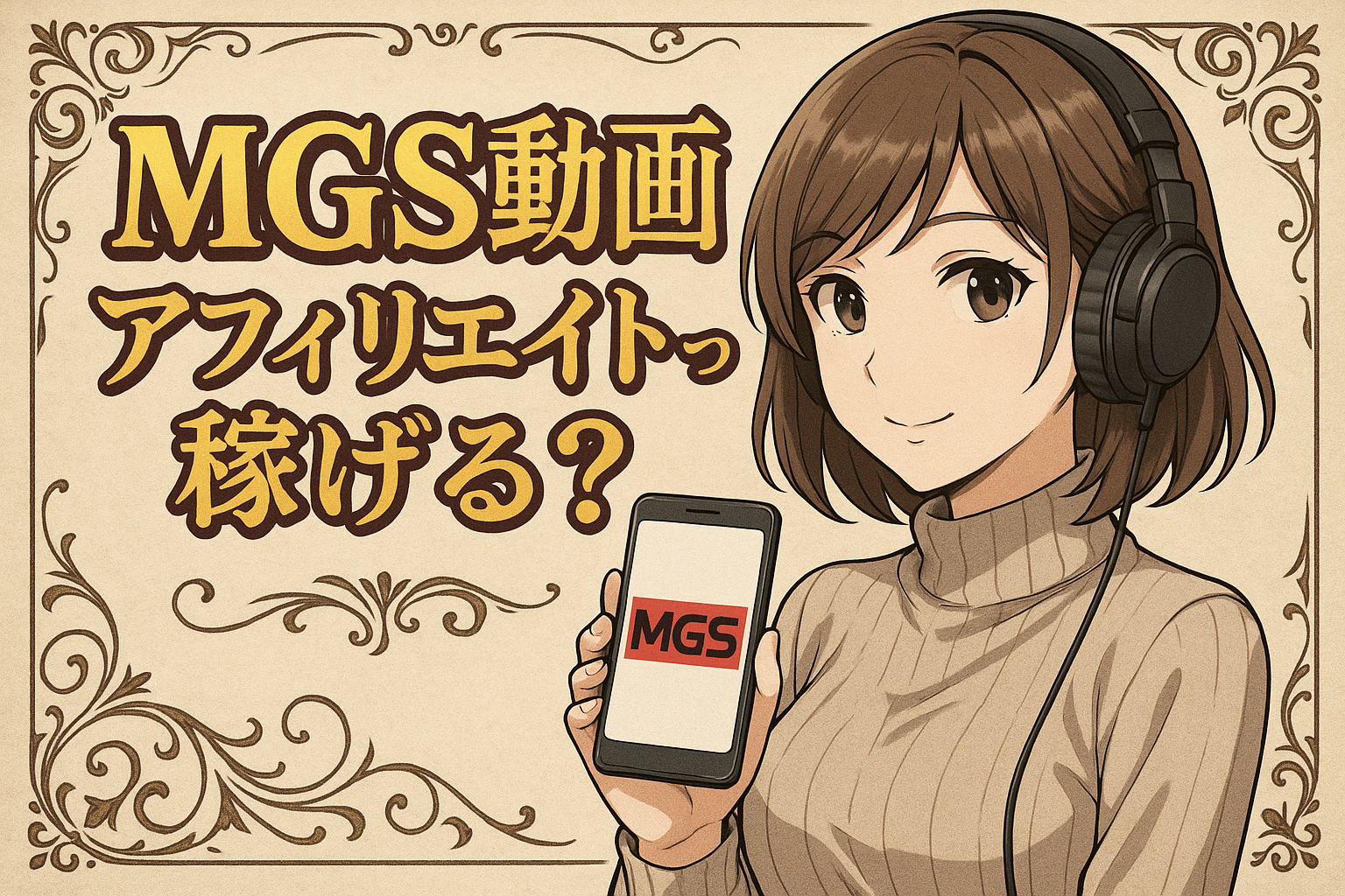 mgs動画 アフィリエイトって稼げるの？