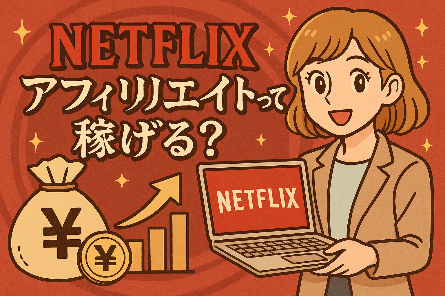 netflixアフィリエイトって稼げる？