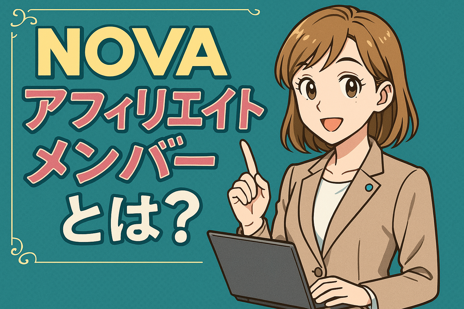 novaアフィリエイト メンバーとは？