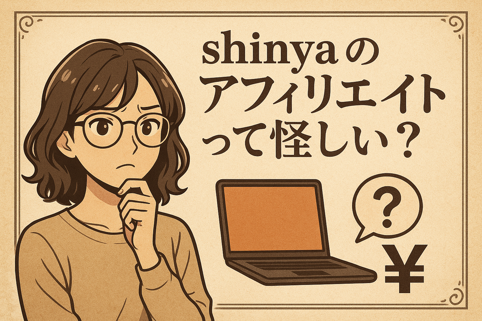 shinyaのアフィリエイトって怪しい？