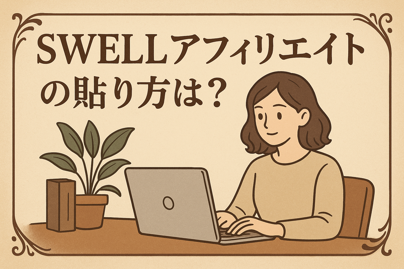 SWELLアフィリエイトの貼り方は？