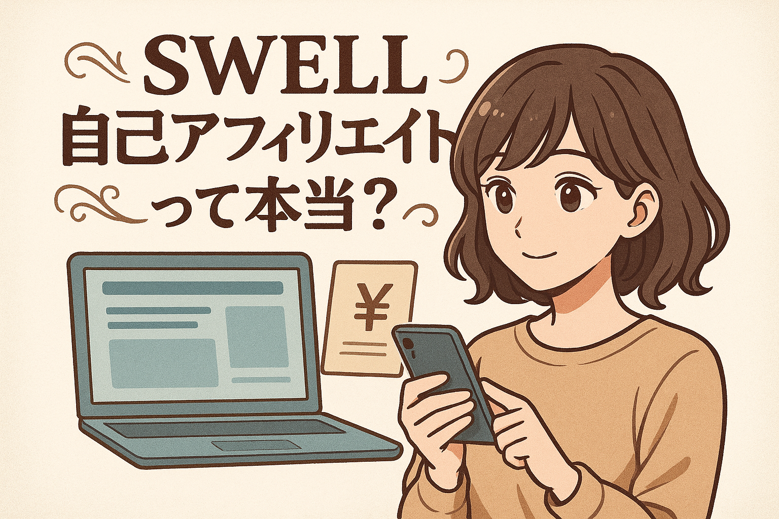 SWELL 自己アフィリエイトって本当？
