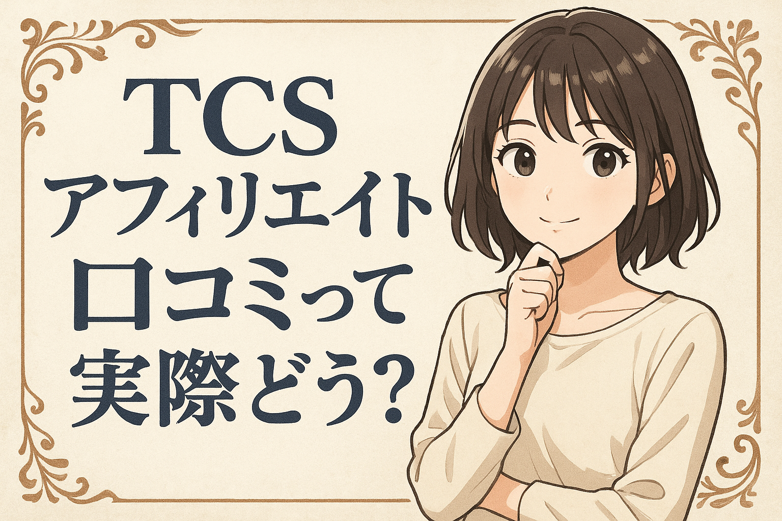 TCSアフィリエイト口コミって実際どう？