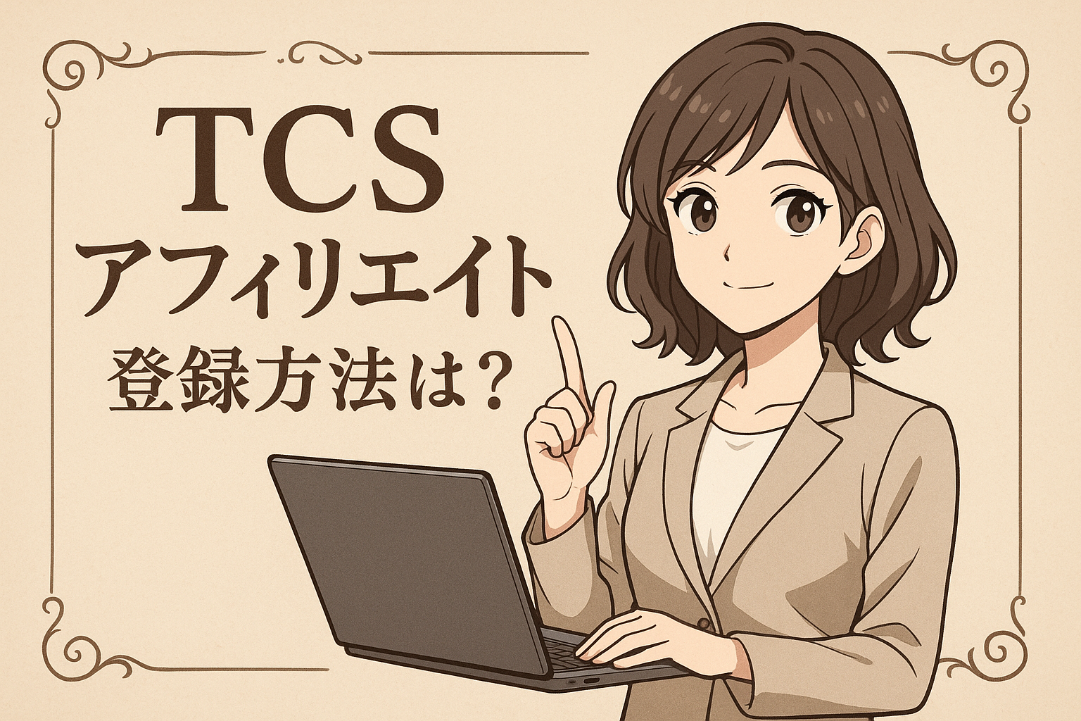 TCSアフィリエイト登録方法は？