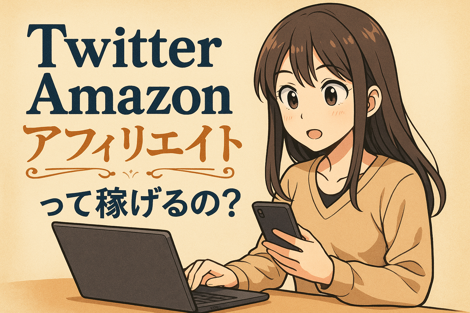 Twitter Amazon アフィリエイトって稼げるの？