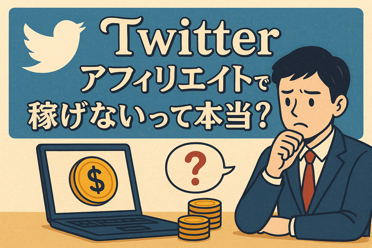 Twitter アフィリエイトで稼げないって本当？