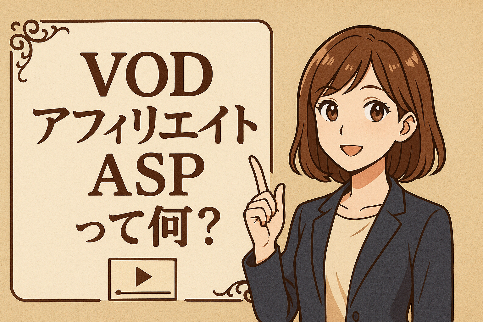 VODアフィリエイトASPって何？