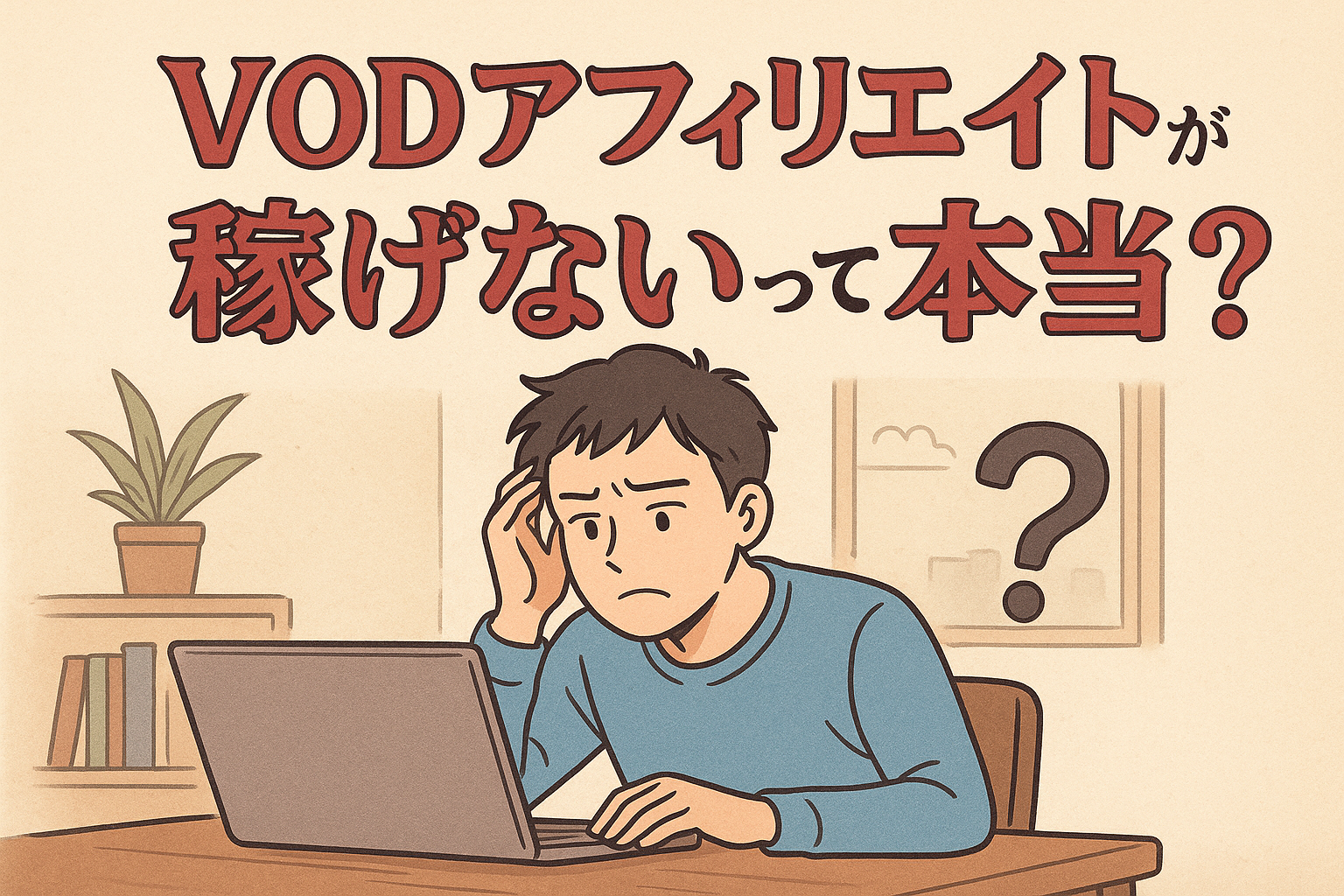 VODアフィリエイトが稼げないって本当？