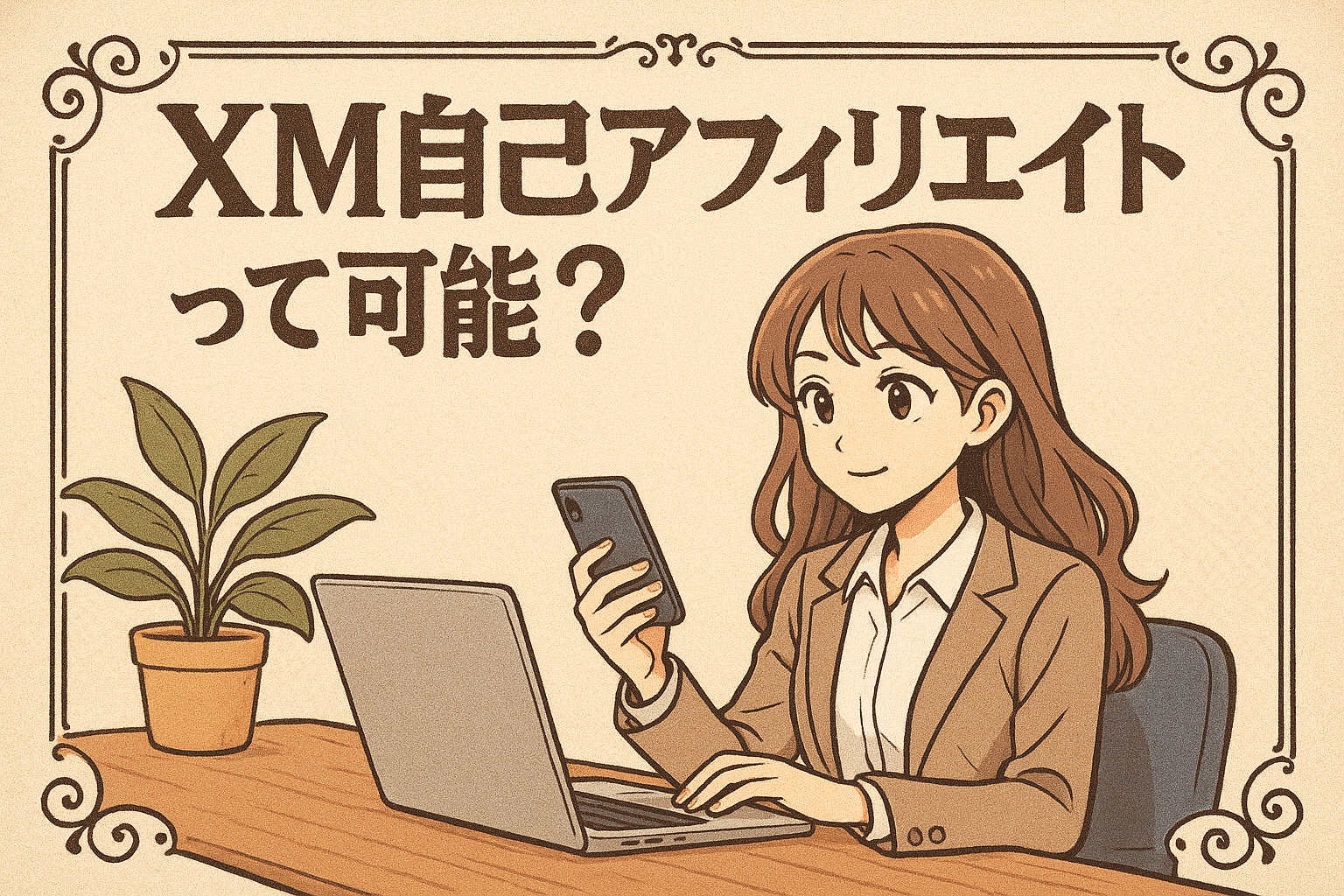 XM自己アフィリエイトって可能？