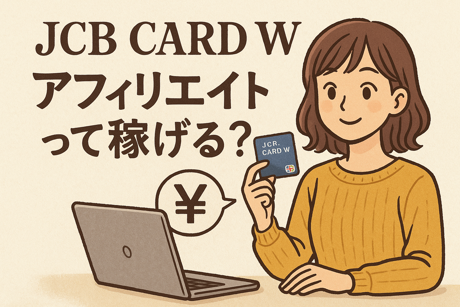 JCB Card Wアフィリエイトって稼げる？