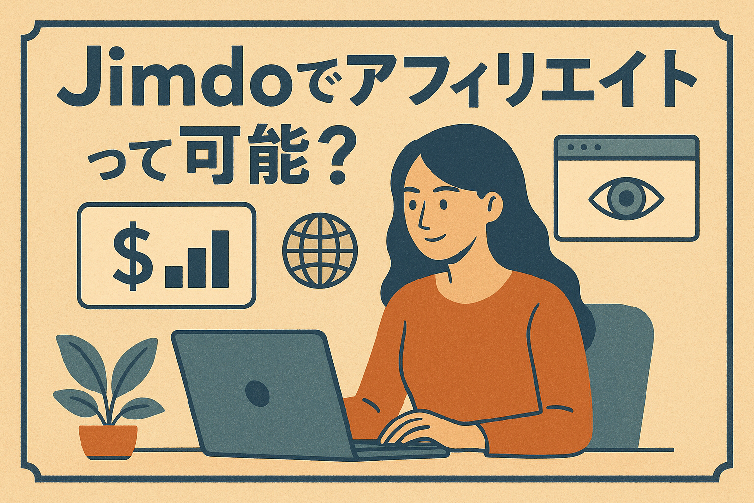 Jimdoでアフィリエイトって可能？