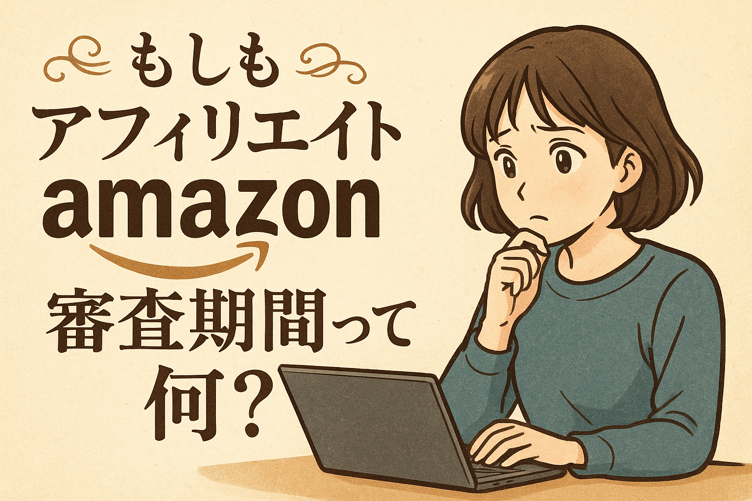 もしもアフィリエイト amazon 審査期間って何？