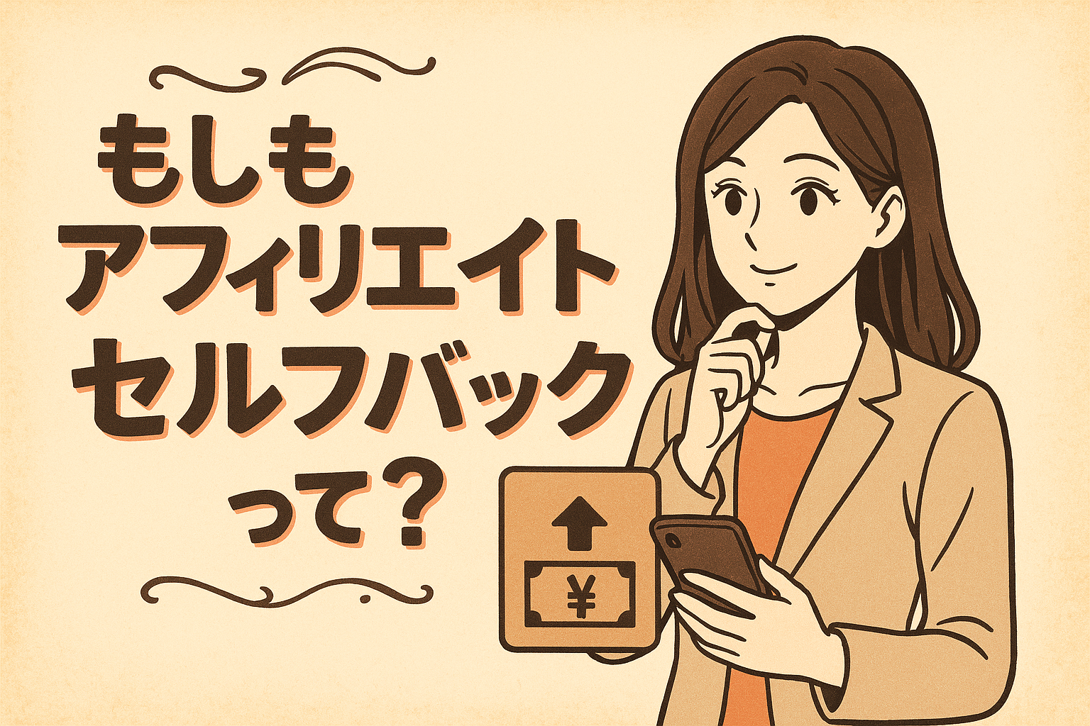 もしもアフィリエイト セルフバックって？