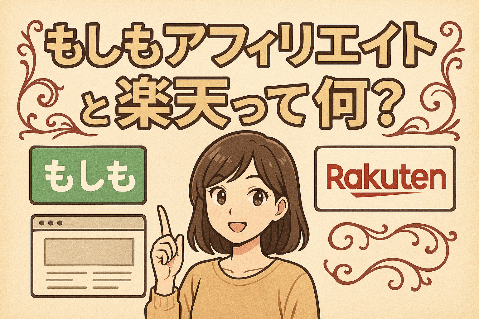もしもアフィリエイトと楽天って何？
