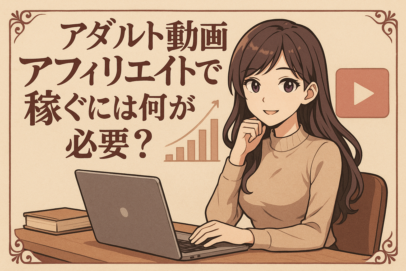 アダルト動画 アフィリエイトで稼ぐには何が必要？