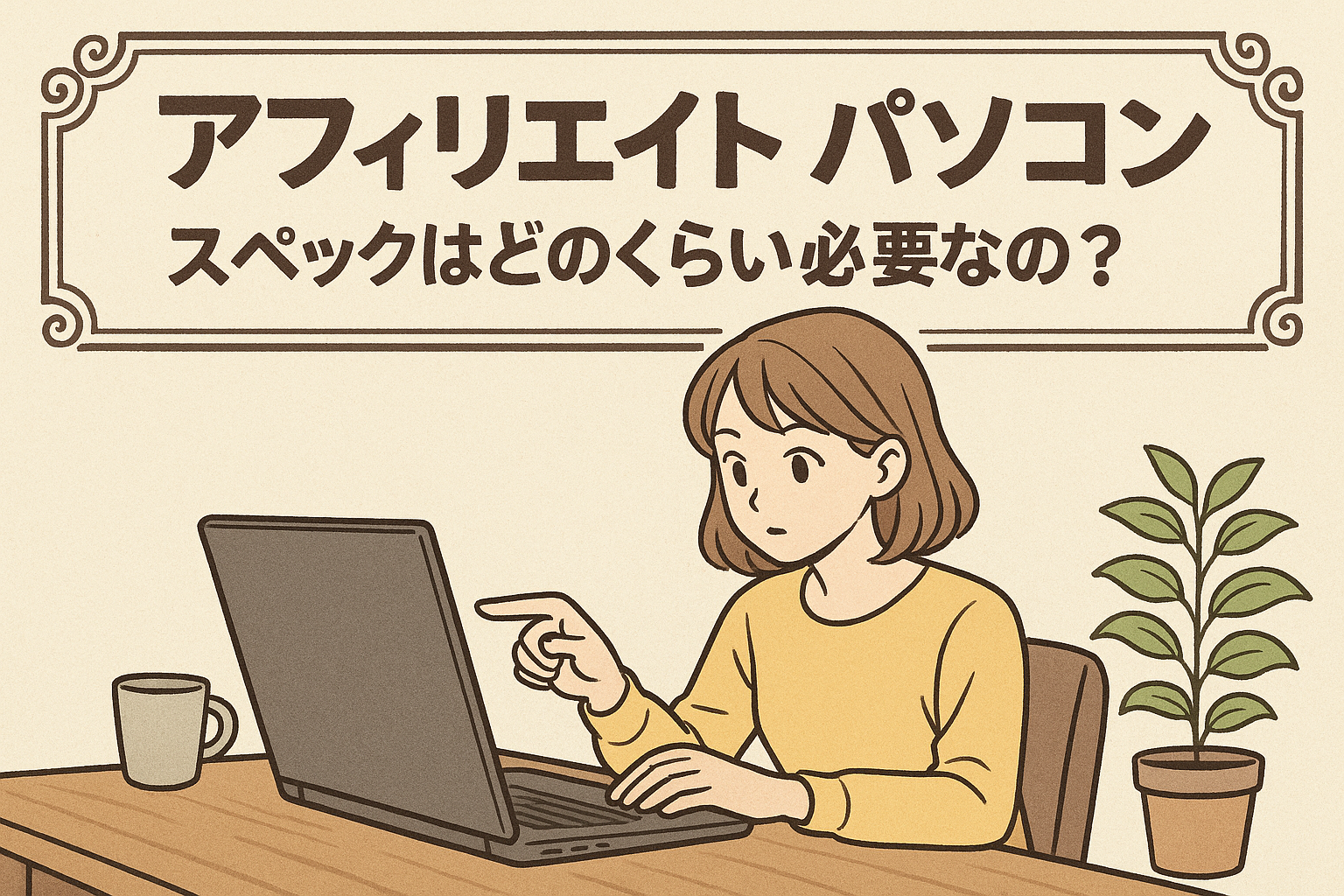アフィリエイト パソコン スペックはどのくらい必要なの？