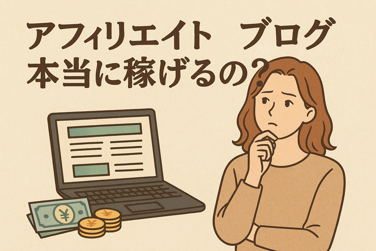 アフィリエイト ブログ 本当に稼げるの？