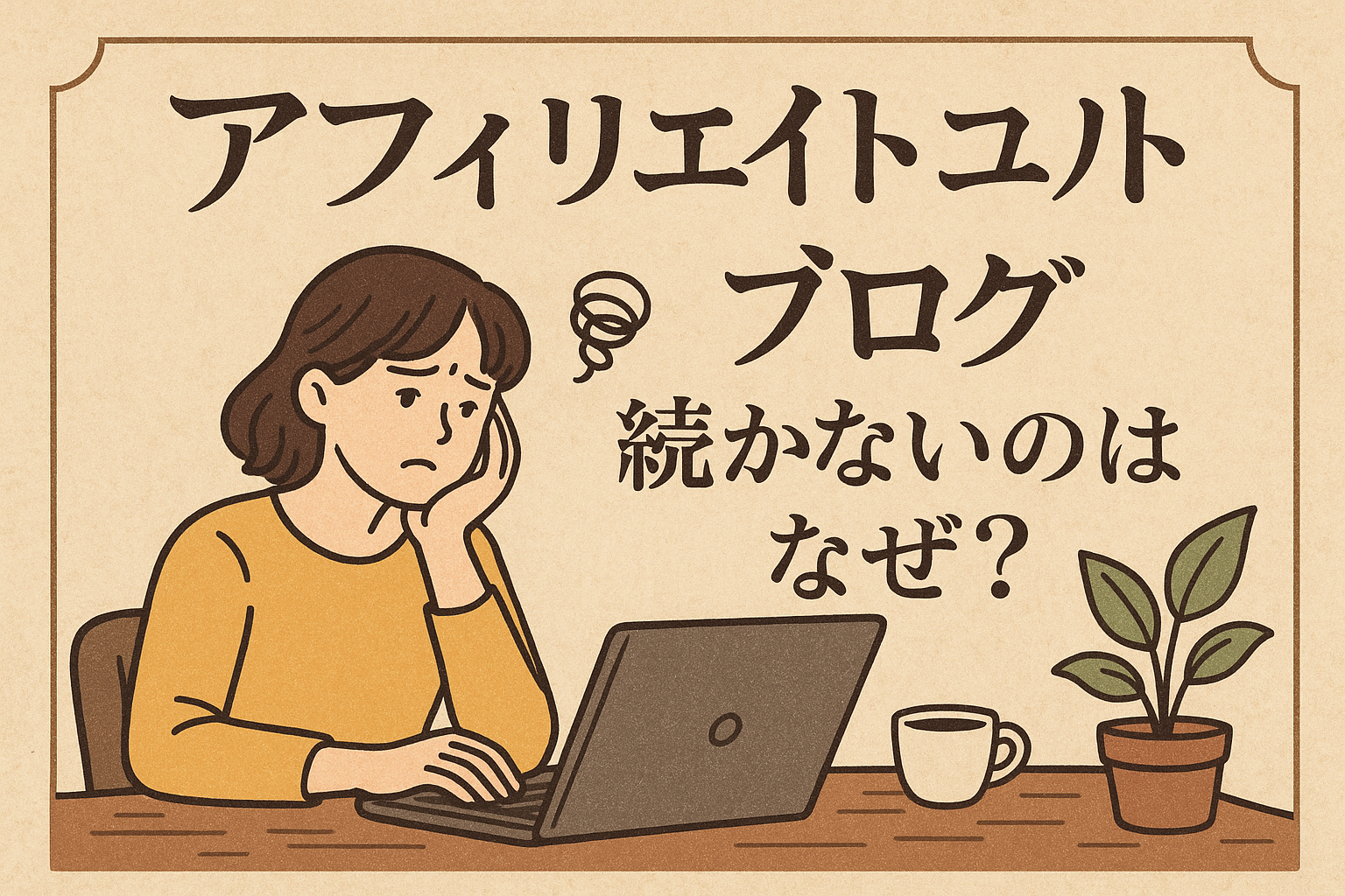 アフィリエイト ブログ 続かないのはなぜ？