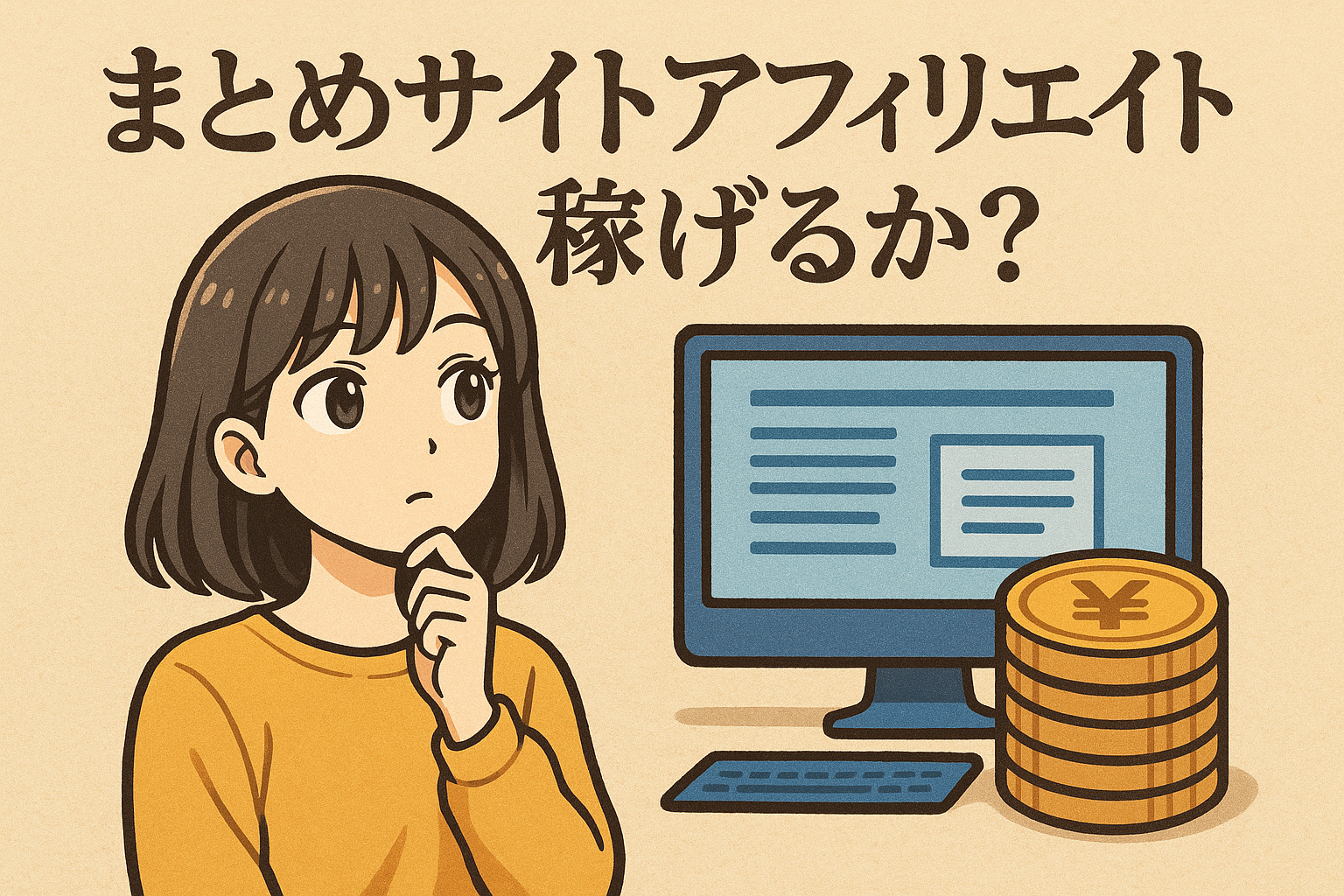 まとめサイトアフィリエイトは稼げるか？