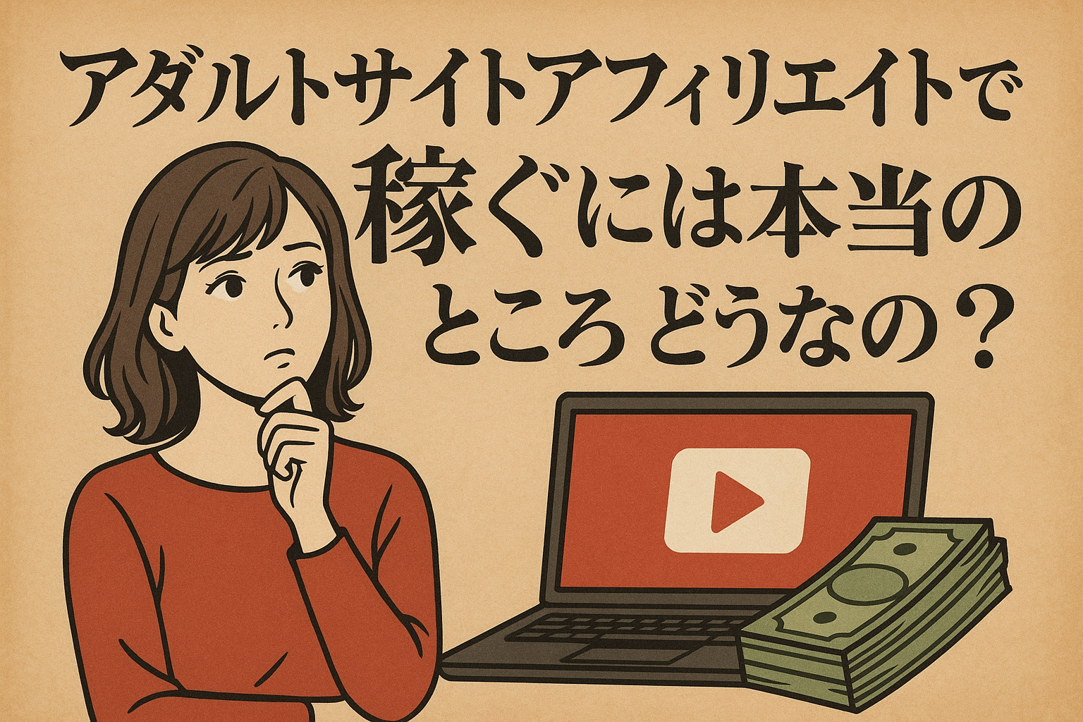 アダルトサイトアフィリエイトで稼ぐには本当のところどうなの？
