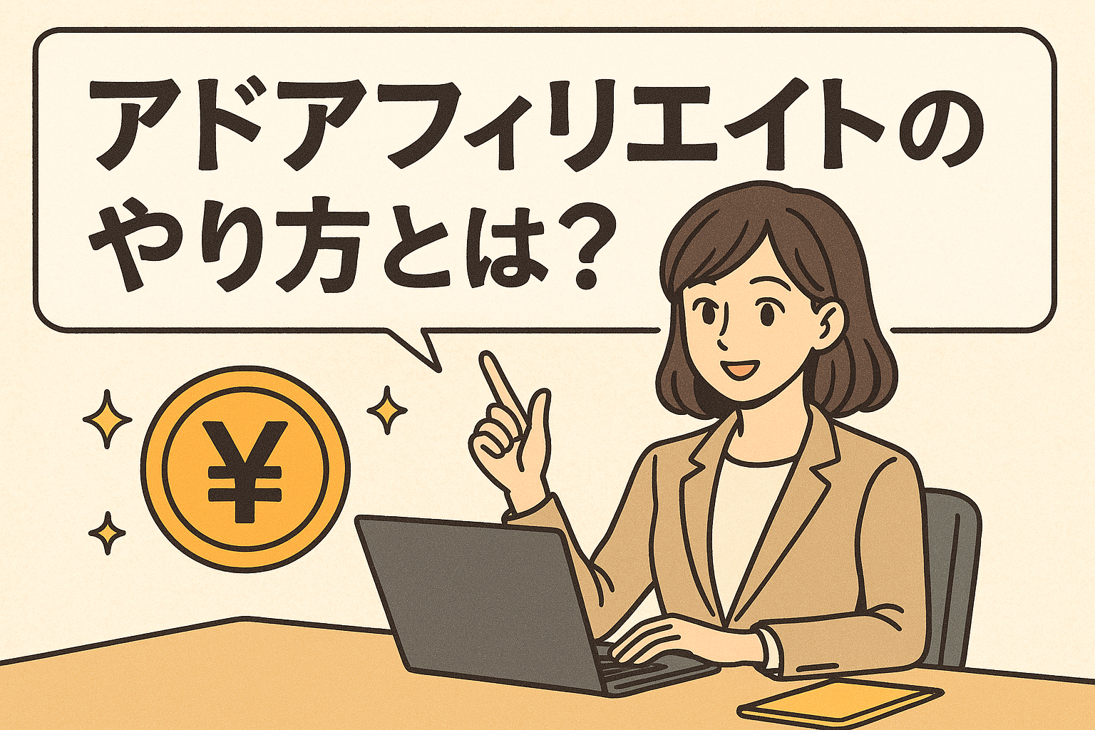 アドアフィリエイトのやり方とは？