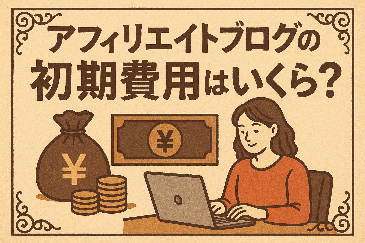 アフィリエイトブログの初期費用はいくら？