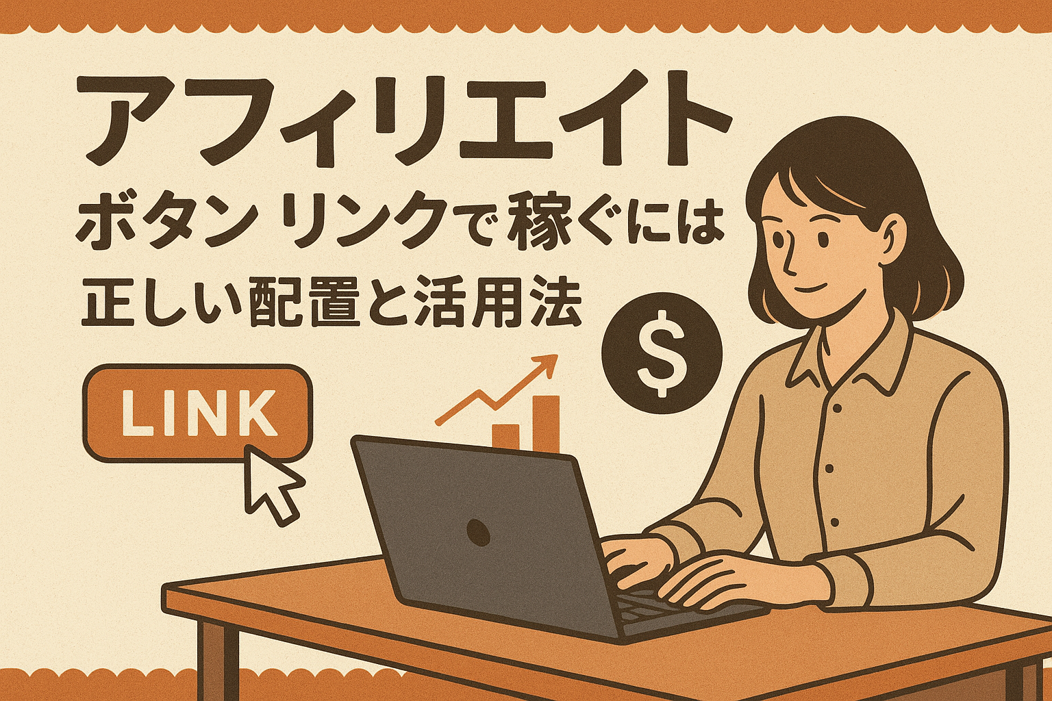 アフィリエイト ボタン リンクで稼ぐには？正しい配置と活用法