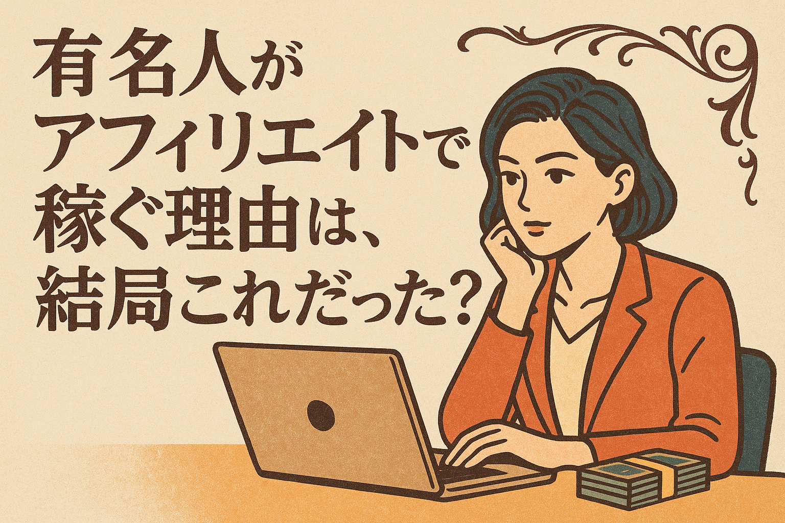 有名人がアフィリエイトで稼ぐ理由は、結局これだった？
