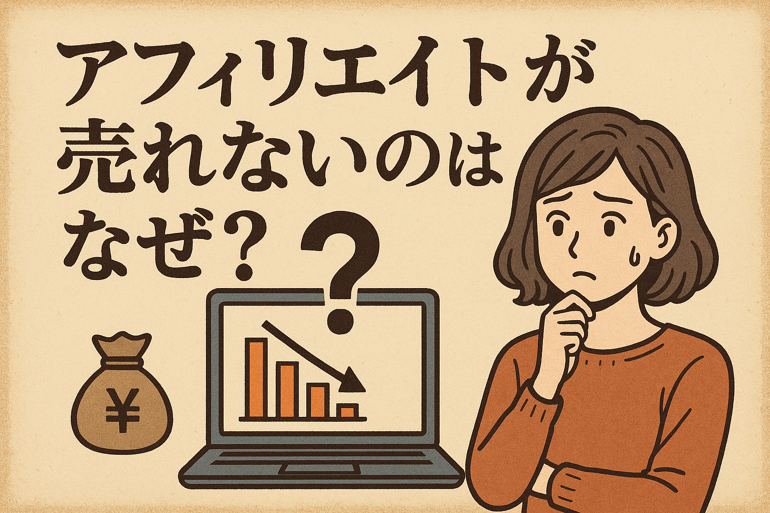 アフィリエイトが売れないのはなぜ？