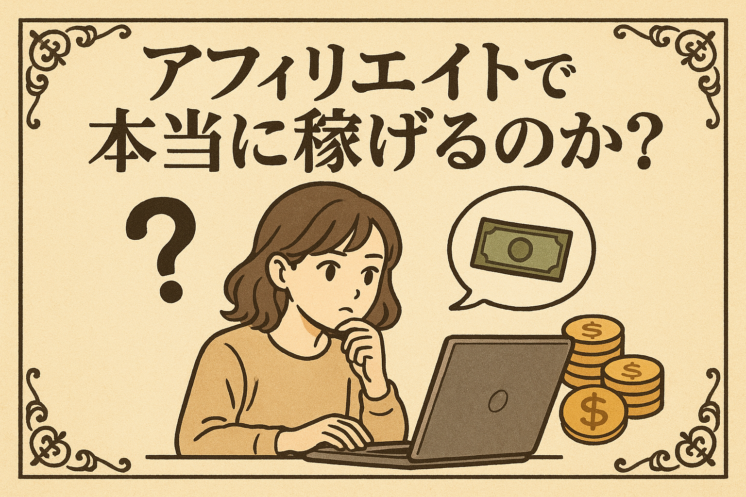 アフィリエイトで本当に稼げるのか？