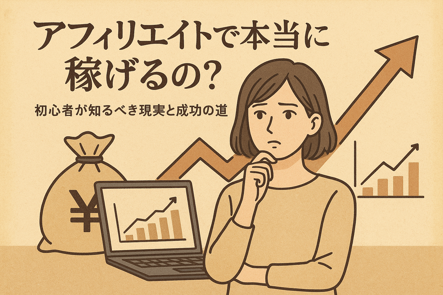 アフィリエイトで本当に稼げるの？初心者が知るべき現実と成功の道筋