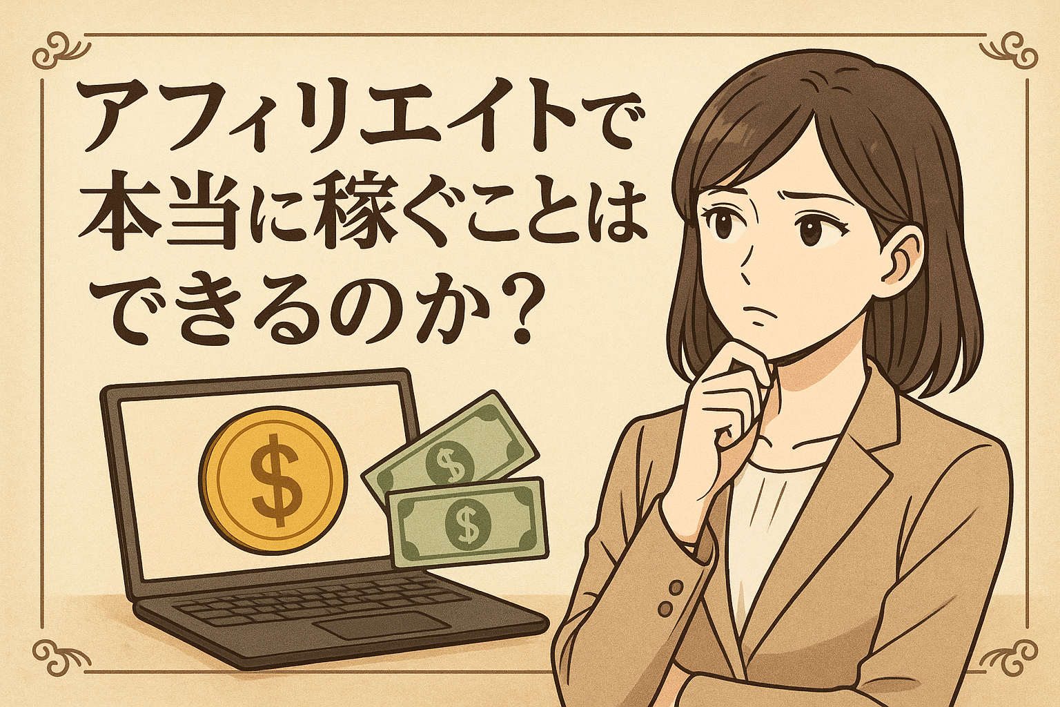 アフィリエイトで本当に稼ぐことはできるのか？