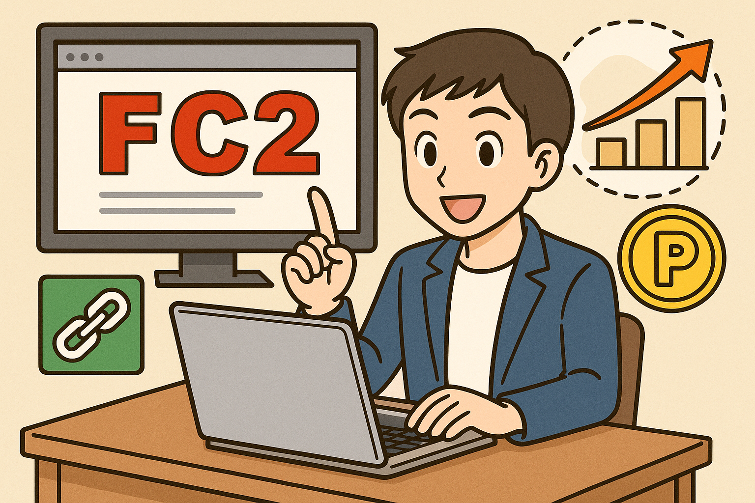 FC2アフィリエイトは審査なしで即開始できるASP