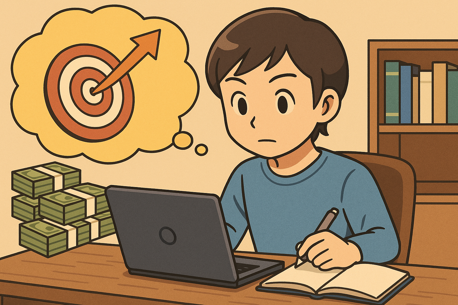 ブログ収益化初心者は明確な目標設定から始めるべき