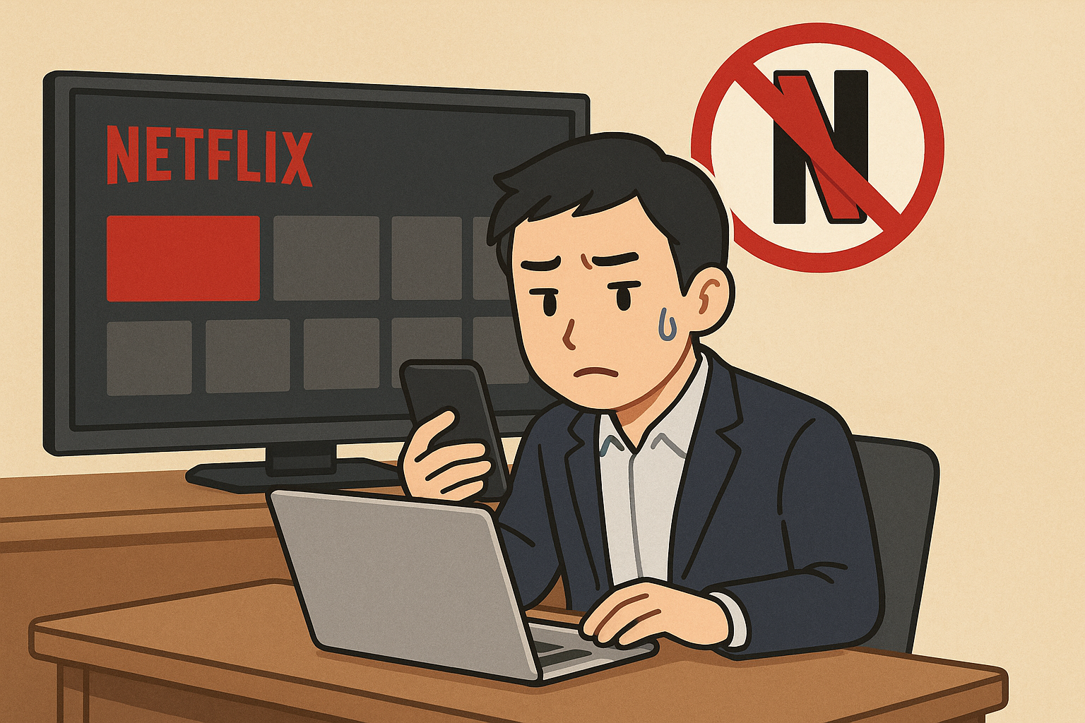 Netflix アフィリエイトは現在利用できない