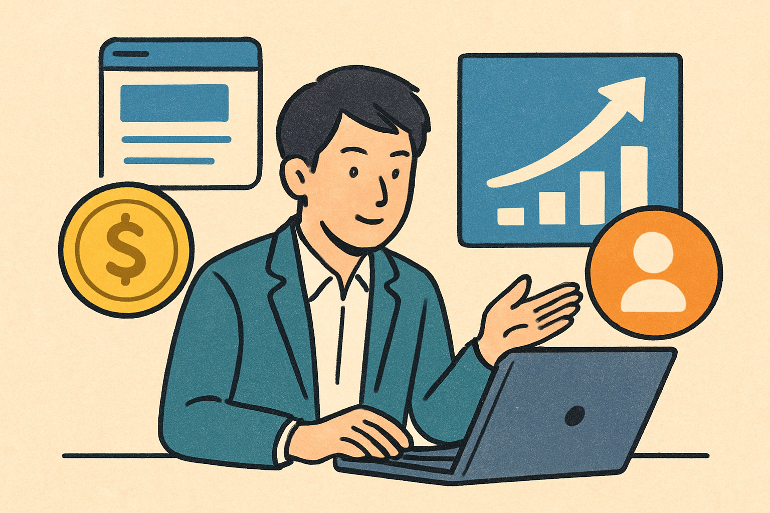 アドアフィリエイトは成果報酬型の広告ビジネス