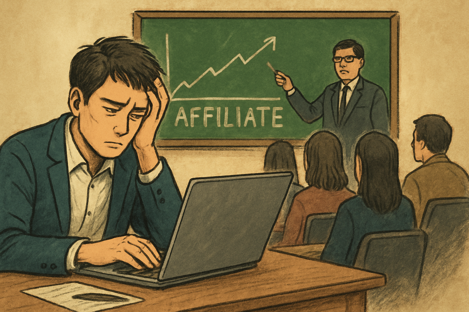 なぜ、アフィリエイト塾でも稼げない人が大多数なのか？