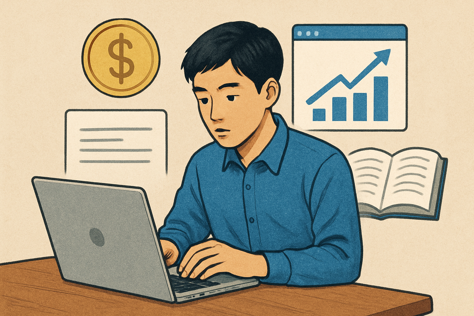 学生がアフィリエイトで稼ぐには、正しい情報選択と継続が鍵