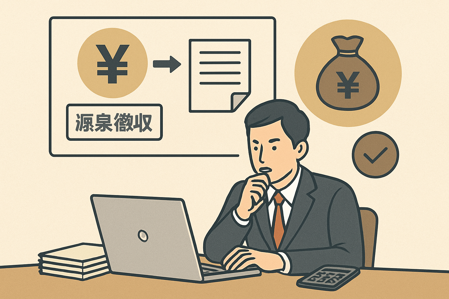 源泉徴収の仕組みを具体的に理解する