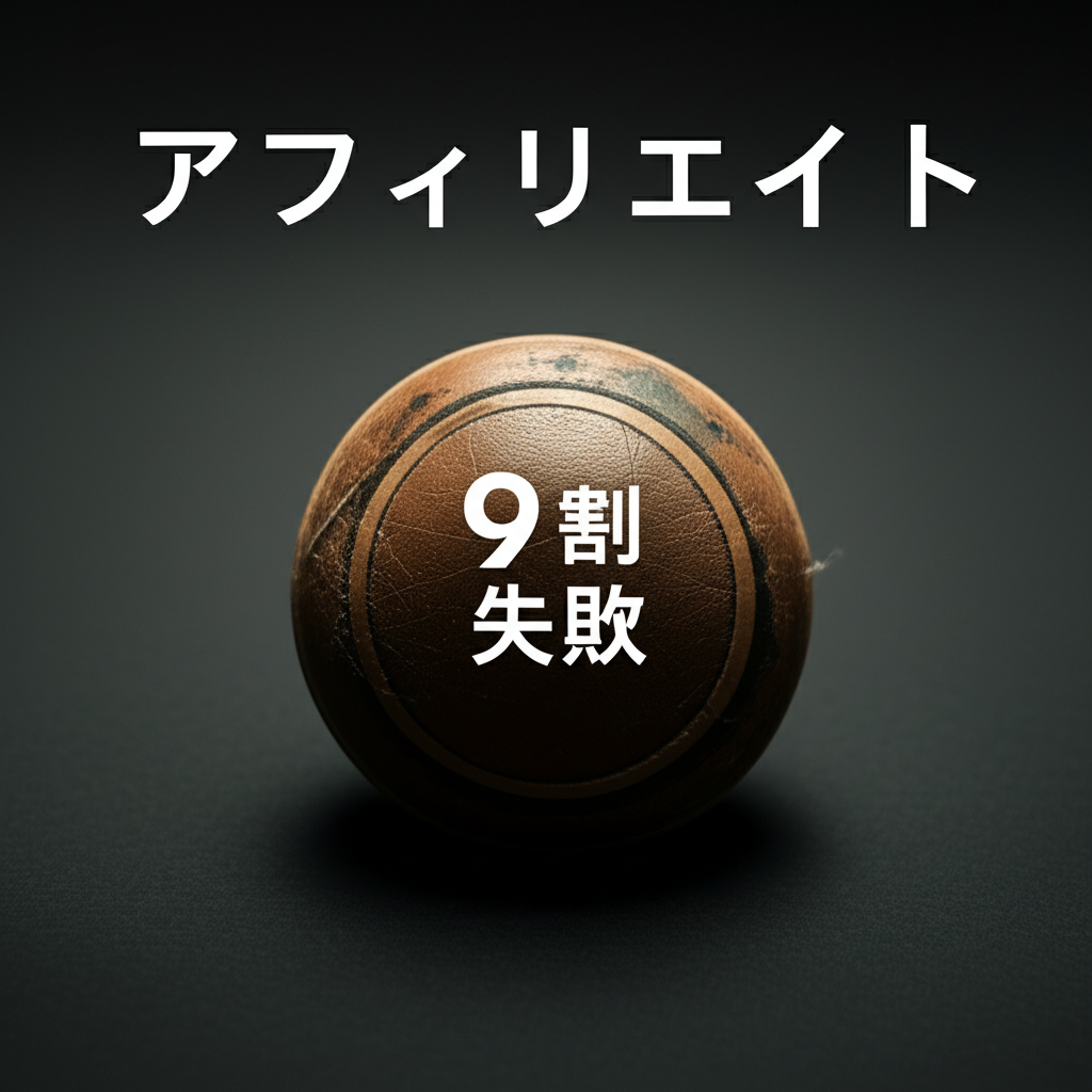 アフィリエイトで9割失敗するのは本当？成功確率を大幅に高める実践法